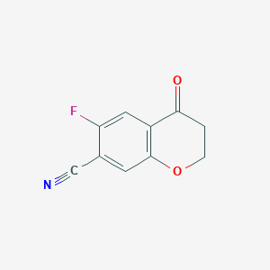 6-Fluoro-4-oxo-3,4-dihydro-2H-chromene-7-carbonitrile