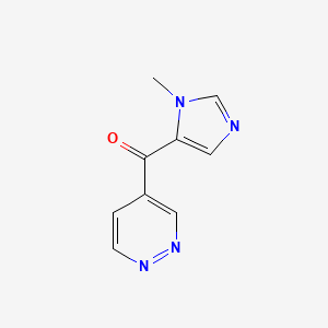 (1-Methyl-1H-imidazol-5-yl)(pyridazin-4-yl)methanone