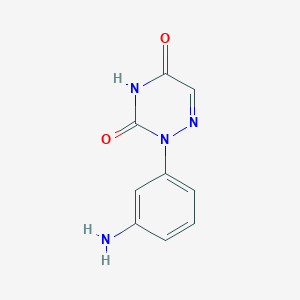 2-(3-aminophenyl)-1,2,4-triazine-3,5(2H,4H)-dione