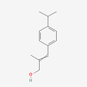 molecular formula C13H18O B8296987 3-(4-Isopropylphenyl)-2-methyl-2-propen-1-ol 