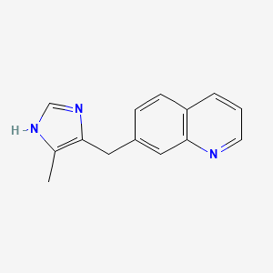 7-((5-Methyl-1H-imidazol-4-yl)methyl)quinoline