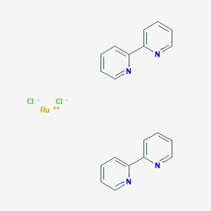 molecular formula C20H16Cl2N4Ru B8297280 Ruthenium bis bipyridyl dichloride 