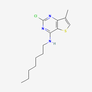 2-Chloro-4-heptylamino-7-methylthieno[3,2-d]pyrimidine