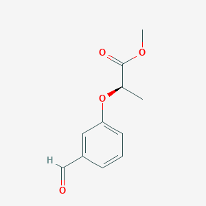 methyl (2R)-2-(3-formylphenoxy)propionate