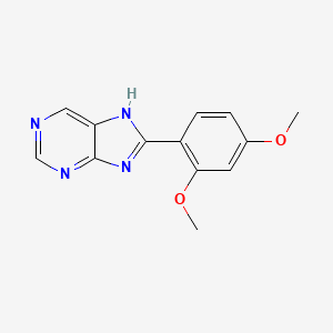1H-Purine, 8-(2,4-dimethoxyphenyl)-