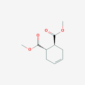 molecular formula C10H14O4 B8297641 (4S,5S)-4,5-bis(methoxycarbonyl)-1-cyclohexene 