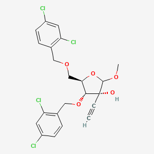 D-Ribofuranoside, methyl 3,5-bis-O-[(2,4-dichlorophenyl)methyl]-2-C-ethynyl-