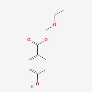 molecular formula C10H12O4 B8297915 4-Hydroxy-benzoic acid ethoxymethyl ester 