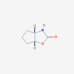 molecular formula C6H9NO2 B8297932 (3aS,6aR)-hexahydro-2H-cyclopenta[d]oxazol-2-one 
