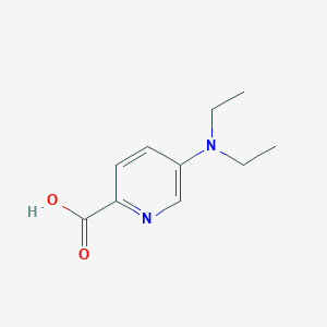 molecular formula C10H14N2O2 B8297948 5-Diethylaminopicolinic acid 