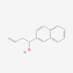 molecular formula C14H14O B8297956 alpha-Allyl-2-naphthalenemethanol 