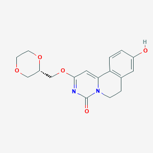 (S)-2-((1,4-dioxan-2-yl)methoxy)-9-hydroxy-6,7-dihydro-4H-pyrimido[6,1-a]isoquinolin-4-one