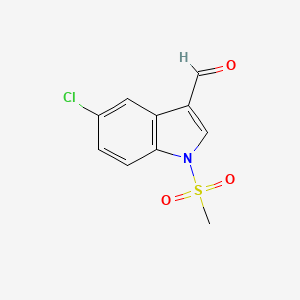 5-chloro-1-(methylsulfonyl)-1H-indole-3-carbaldehyde