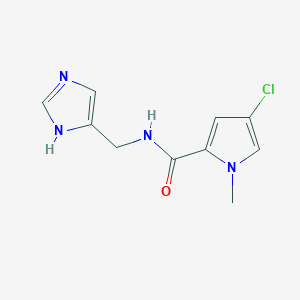 N-((1H-imidazol-4-yl)methyl)-4-chloro-1-methyl-1H-pyrrole-2-carboxamide