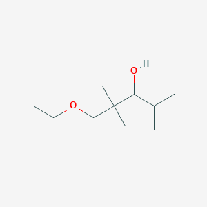 molecular formula C10H22O2 B8298116 1-Ethoxy-2,2,4-trimethylpentan-3-ol 