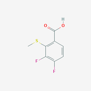 molecular formula C8H6F2O2S B8298128 3,4-Difluoro-2-(methylsulfenyl)benzoic acid 