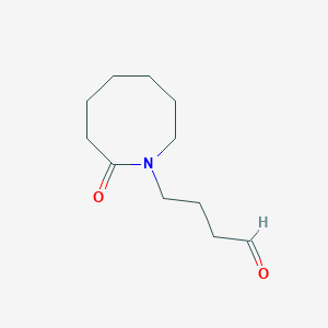 molecular formula C11H19NO2 B8298155 4-(2-Oxo-azocan-1-yl)-butyraldehyde 