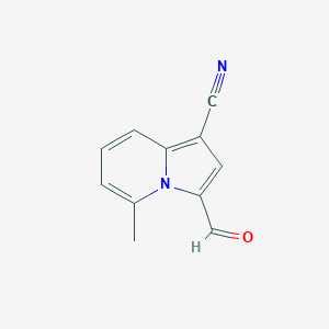 3-Formyl-5-methyl-indolizine-1-carbonitrile