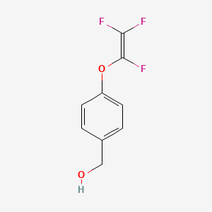 molecular formula C9H7F3O2 B8298296 4-(Trfluorovinyloxy)benzyl alcohol 
