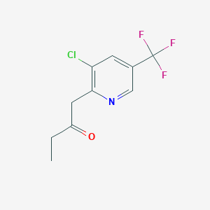 1-[3-Chloro-5-(trifluoromethyl)-2-pyridinyl]-2-butanone