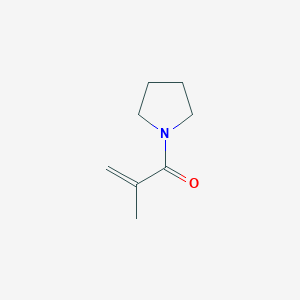 molecular formula C8H13NO B8298319 1-(2-Methyl-1-oxo-2-propenyl)pyrrolidine 
