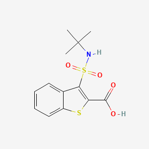 3-tert-Butylaminosulfonylbenzothiophene-2-carboxylic acid