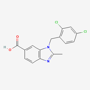 6-Carboxy-1-(2,4-dichlorobenzyl)-2-methylbenzimidazole