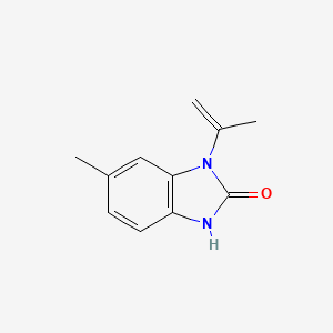 1-Isopropenyl-6-methyl-1,3-dihydro-benzimidazol-2-one