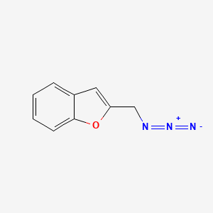 molecular formula C9H7N3O B8298395 2-(Azidomethyl)benzofuran 