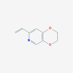 molecular formula C9H9NO2 B8298431 7-Ethenyl-2,3-dihydro[1,4]dioxino[2,3-c]pyridine 