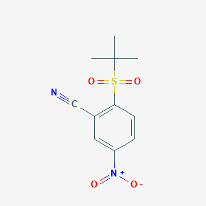 2-(tert-Butylsulfonyl)-5-nitrobenzonitrile