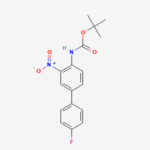Tert-butyl (4'-fluoro-3-nitro-[1,1'-biphenyl]-4-YL)carbamate