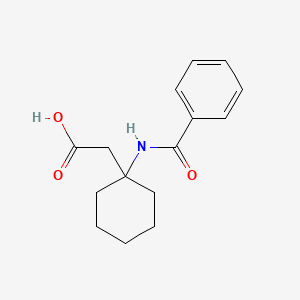 [1-(Benzoylamino)cyclohexyl]acetic acid