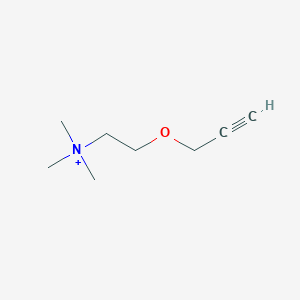 molecular formula C8H16NO+ B8298643 Propargyl-choline 