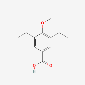 molecular formula C12H16O3 B8298647 3.5-Diethyl-4-methoxybenzoic acid 
