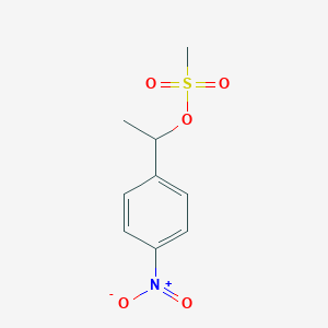 molecular formula C9H11NO5S B8298712 [1-(4-Nitrophenyl)ethyl] methanesulfonate 