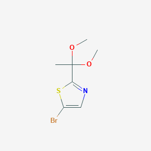 5-Bromo-2-(1,1-dimethoxy-ethyl)-thiazole