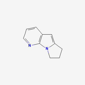 molecular formula C10H10N2 B8298770 2,3-dihydro-1H-3a,4-diaza-cyclopenta[a]indene 