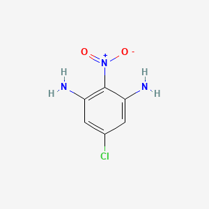 molecular formula C6H6ClN3O2 B8298787 2,6-Diamino-4-chloronitrobenzene 