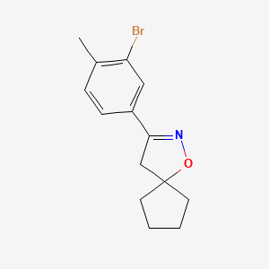 3-(3-Bromo-4-methylphenyl)-1-oxa-2-azaspiro[4,4]non-2-ene