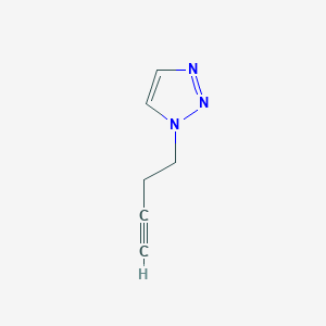 molecular formula C6H7N3 B8298879 1-But-3-ynyl-1H-[1,2,3]triazole 