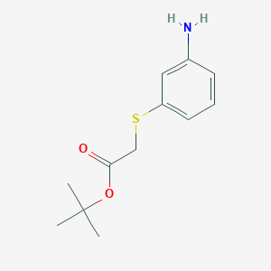 Tert-butyl (3-aminophenylthio)acetate