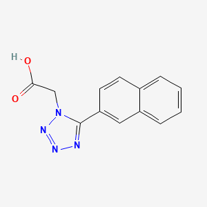 [5-(2-Naphthyl)tetrazol-1-yl] acetic acid