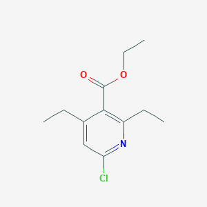 6-Chloro-2,4-diethyl-pyridine-3-carboxylic acid ethylester