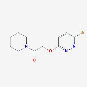 2-(6-Bromo-pyridazin-3-yloxy)-(1-piperidin-1-yl)-ethanone
