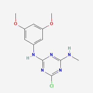 2-(3,5-Dimethoxyphenylamino)-4-methylamino-6-chloro-1,3,5-triazine