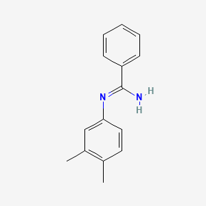 N-(3,4-Dimethylphenyl)benzenecarboximidamide