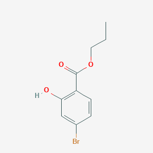 molecular formula C10H11BrO3 B8299063 n-Propyl 4-bromo-2-hydroxybenzoate 