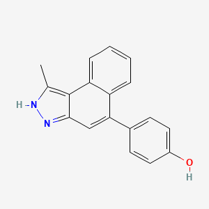 4-(1-methyl-3H-benzo[e]indazol-5-yl)phenol
