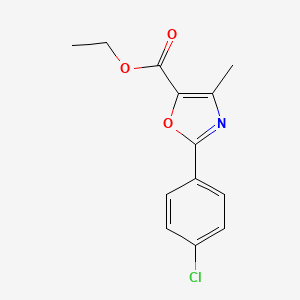 Ethyl 2-(4-chlorophenyl)-4-methyl-5-oxazolecarboxylate